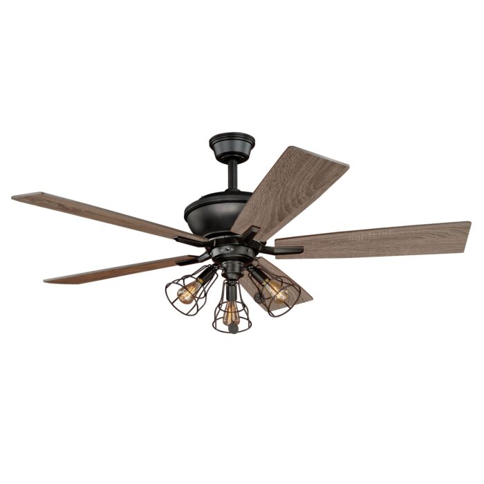Clybourn 3-Light 52" Hanging Ceiling Fan in Bronze