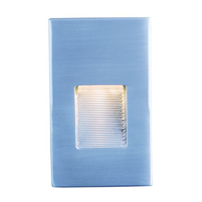 Path 1-Light LED Step Light in Brushed Aluminum