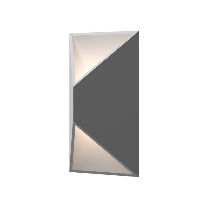 Sonneman Prisma™ 2 Light 11 Inch Wall Sconce in Textured Gray