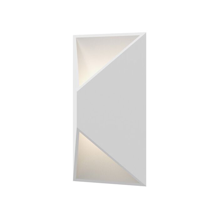 Sonneman Prisma™ 2 Light 11 Inch Wall Sconce in Textured White