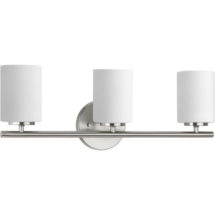 Replay 3-Light Bathroom Vanity Light Bracket in Brushed Nickel