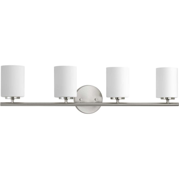 Replay 4-Light Bathroom Vanity Light Bracket in Brushed Nickel
