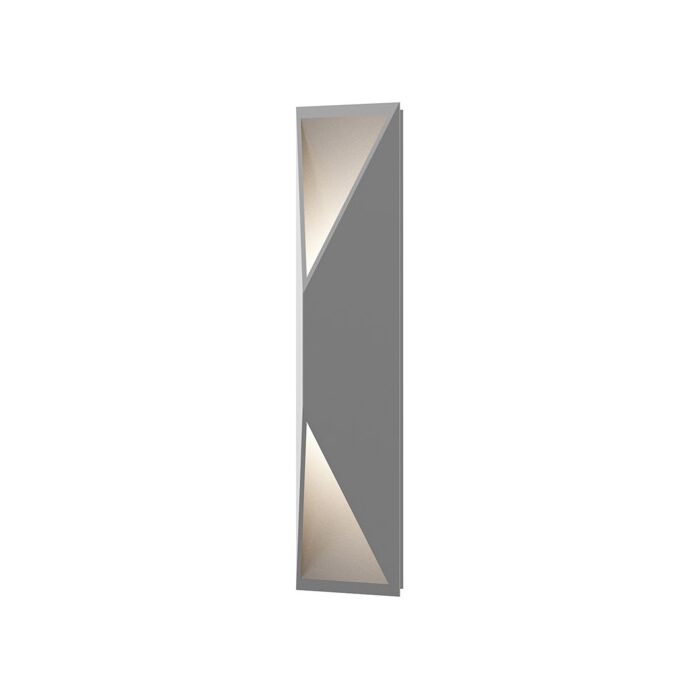 Sonneman Prisma™ 2 Light 18 Inch Wall Sconce in Textured Gray