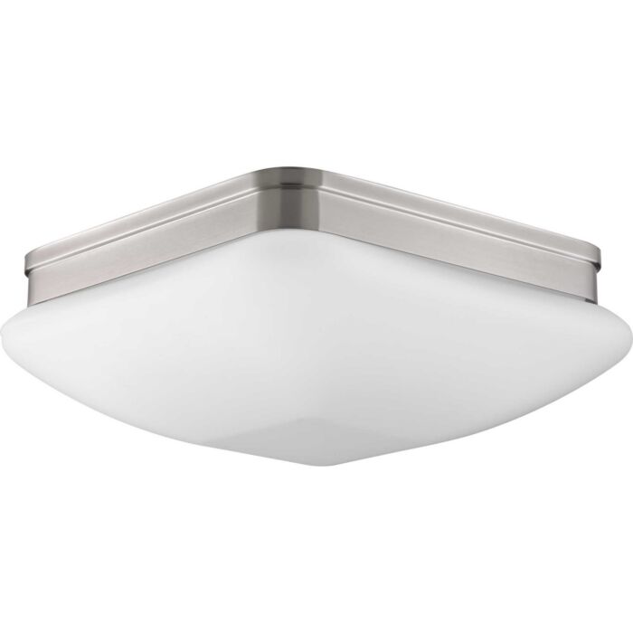 Appeal - Opal 3-Light Flush Mount in Brushed Nickel