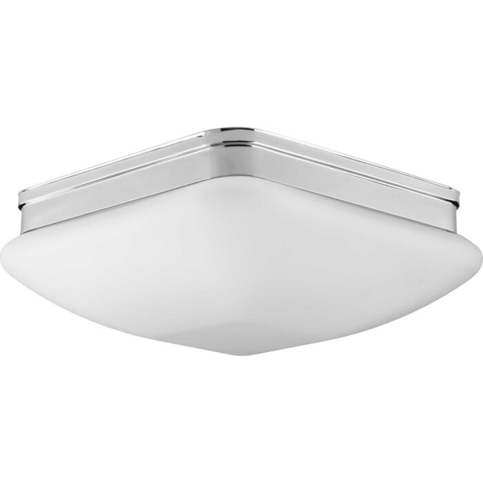 Appeal - Opal 3-Light Flush Mount in Polished Chrome