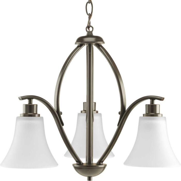 Joy 3-Light Chandelier in Antique Bronze