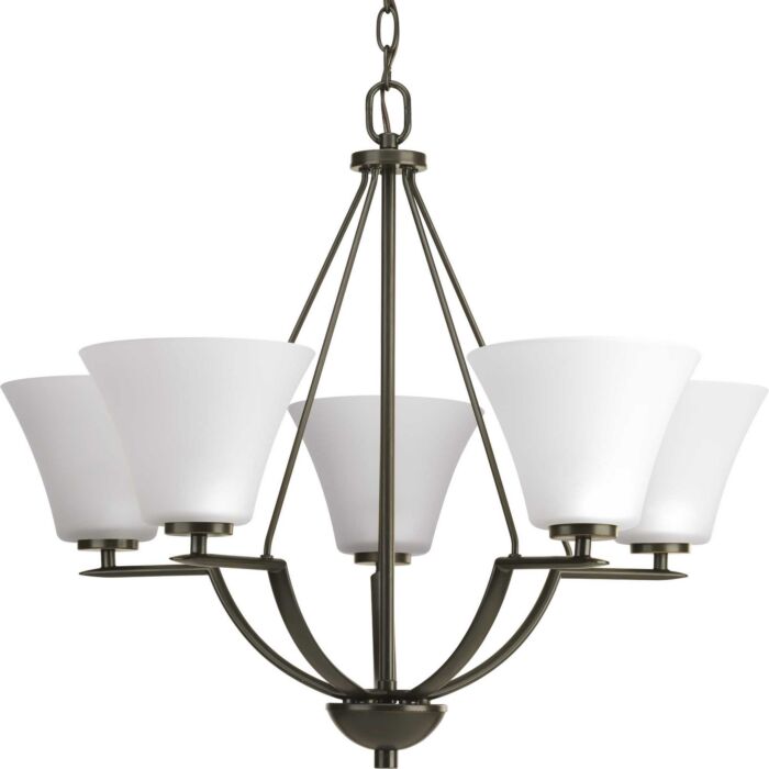 Bravo 5-Light Chandelier in Antique Bronze