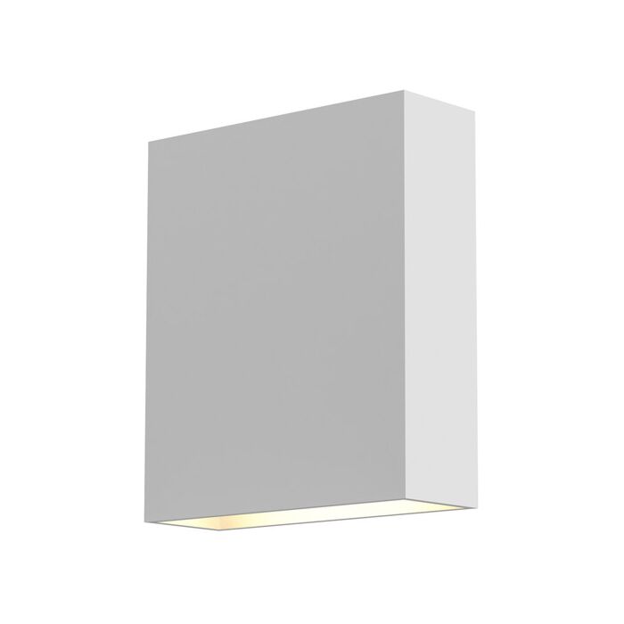 Sonneman Flat Box™ 7 Inch Wall Sconce in Textured White