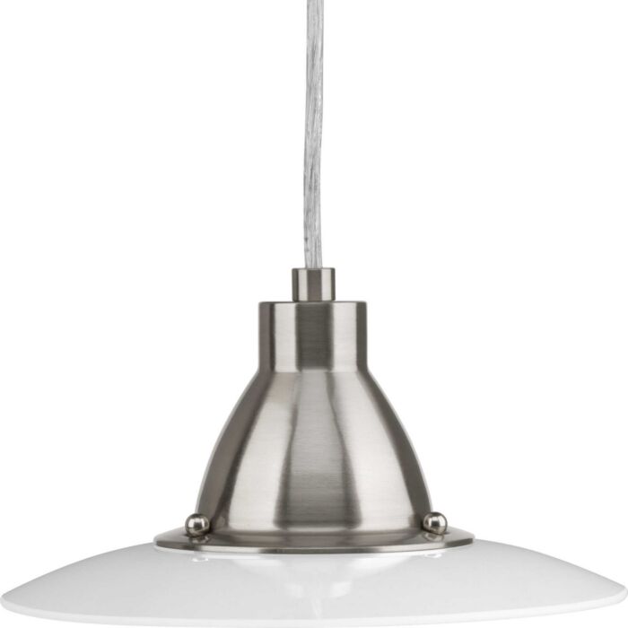 Avant LED 1-Light LED Pendant in Brushed Nickel