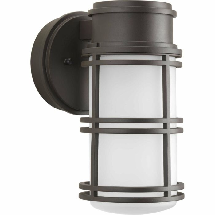 Bell LED 1-Light LED Wall Lantern in Antique Bronze