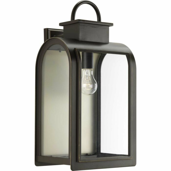 Refuge 1-Light Wall Lantern in Oil Rubbed Bronze