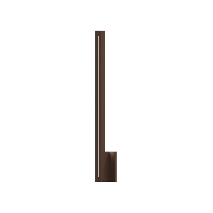 Sonneman Stripe™ 2 Light 30 Inch Wall Sconce in Textured Bronze