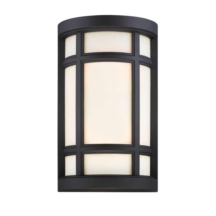 Logan Square 2-Light Wall Sconce in Black