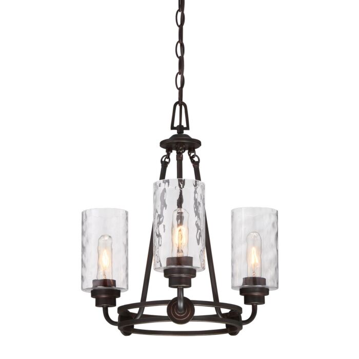 Gramercy Park 3-Light Chandelier in Old English Bronze