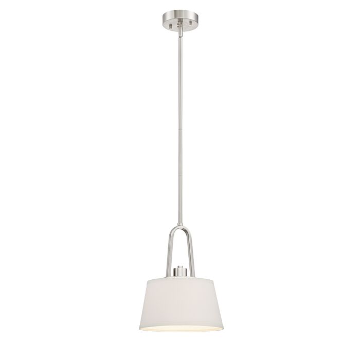 Studio 1-Light Mini-Pendant in Satin Platinum