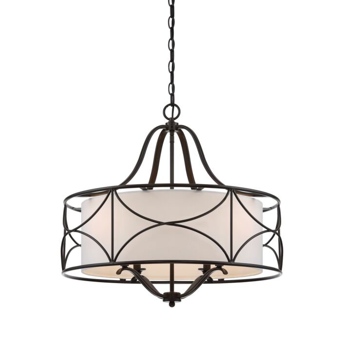 Avara 4-Light Chandelier in Oil Rubbed Bronze