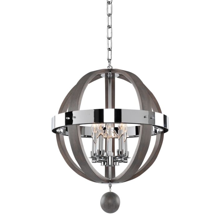 Five Light Pendant by Kalco