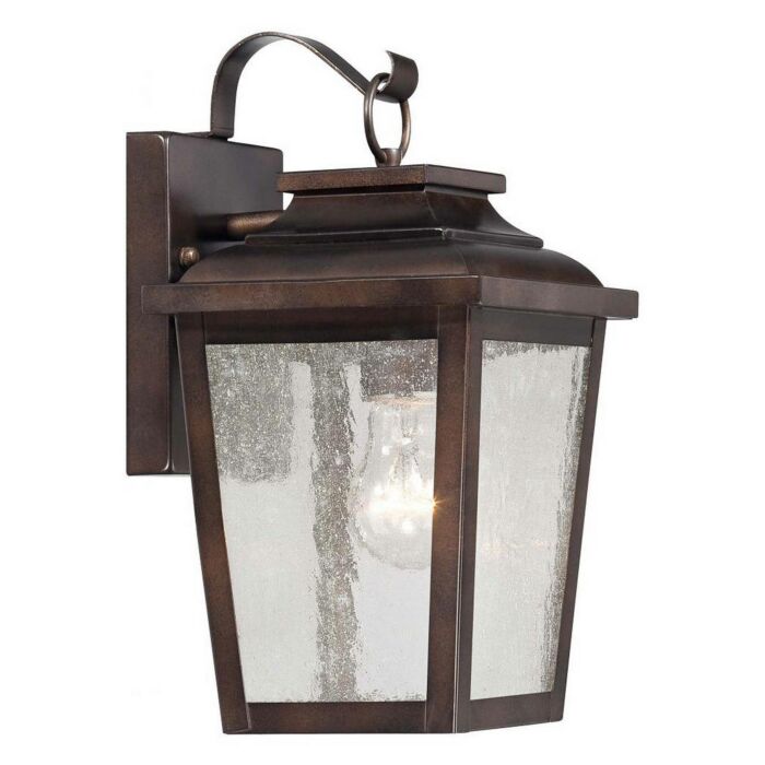The Great Outdoors Irvington Manor 12 Inch Outdoor Wall Light in Chelesa Bronze