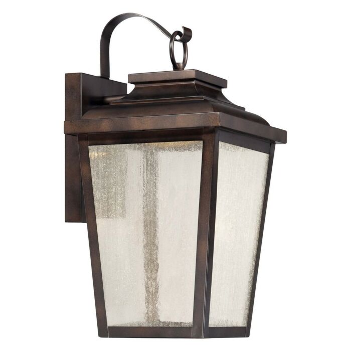 The Great Outdoors Irvington Manor Led 17 Inch Outdoor Wall Light in Chelesa Bronze