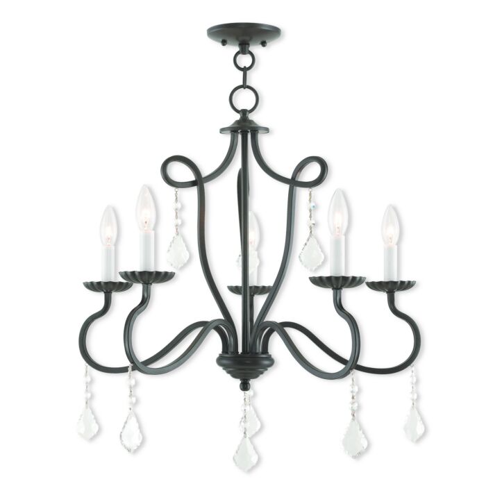 Callisto 5-Light Chandelier in English Bronze