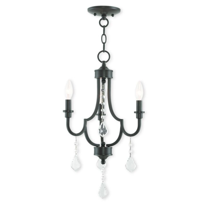 Glendale 3-Light Mini Chandelier in English Bronze