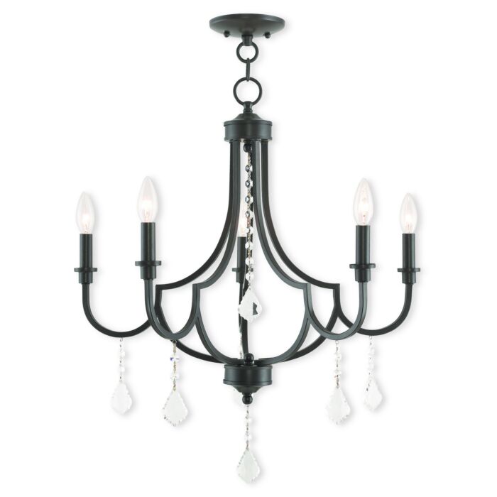 Glendale 5-Light Chandelier in English Bronze