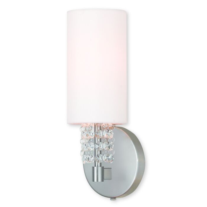 Carlisle 1-Light Wall Sconce in Brushed Nickel