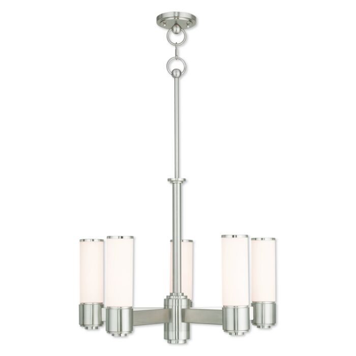 Weston 6-Light Chandelier in Brushed Nickel