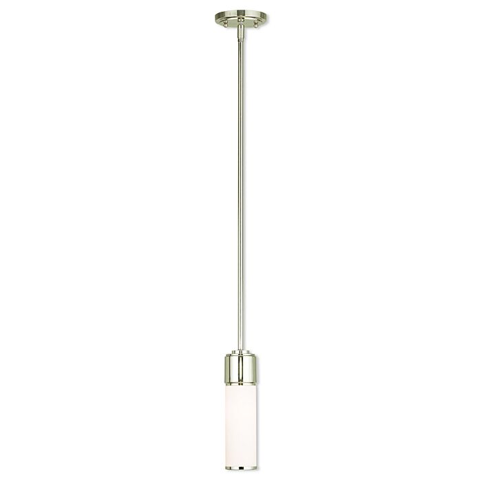 Weston 1-Light Mini Pendant in Polished Nickel