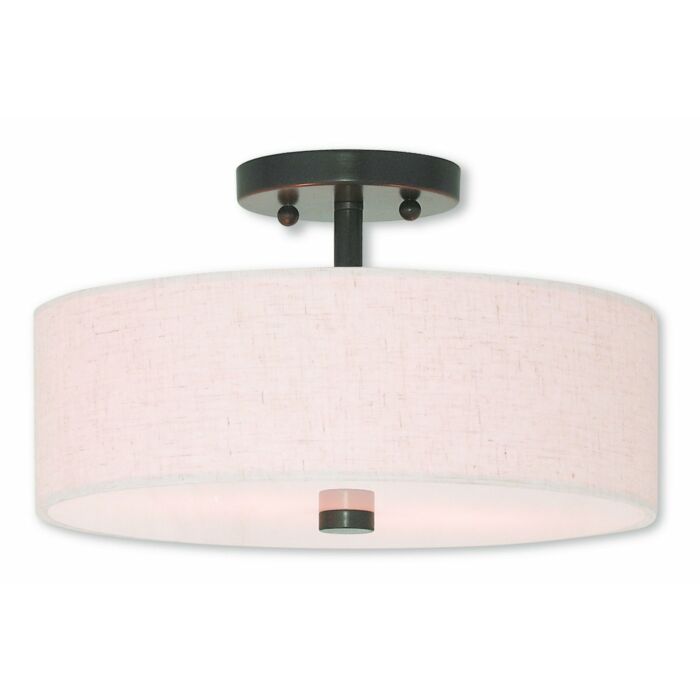 Monroe 2-Light Ceiling Mount in English Bronze