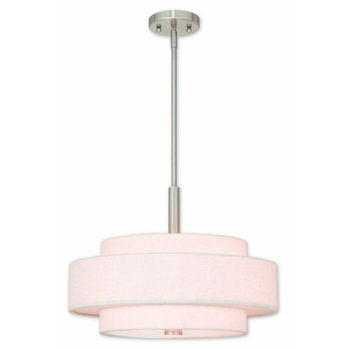 Meridian 4-Light Pendant in Brushed Nickel