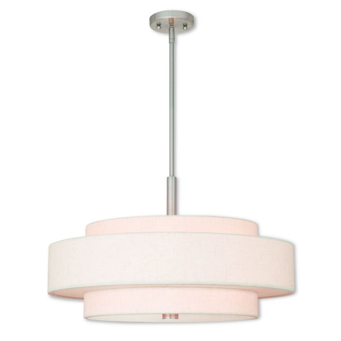 Meridian 5-Light Pendant in Brushed Nickel