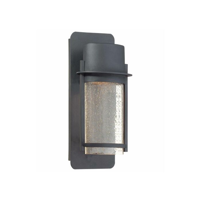 The Great Outdoors Artisan Lane 13 Inch Outdoor Wall Light in Black