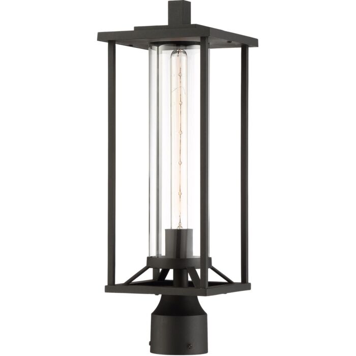 The Great Outdoors Trescott 20 Inch Outdoor Post Light in Black