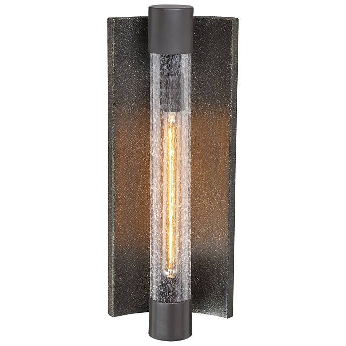 The Great Outdoors Celtic Shadow 21 Inch Outdoor Wall Light in Textured Bronze with Silver Highl