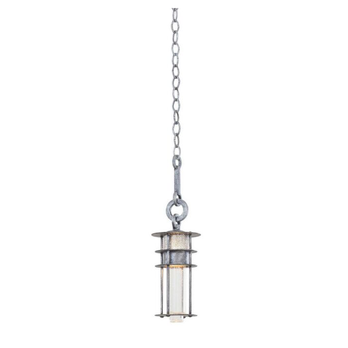 Kalco Anchorage 1 Light Mini Pendant in Rugged Iron