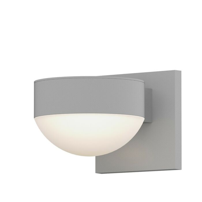 Sonneman REALS 3.25 Inch 2 Light LED Up/Down Wall Sconce in Textured White