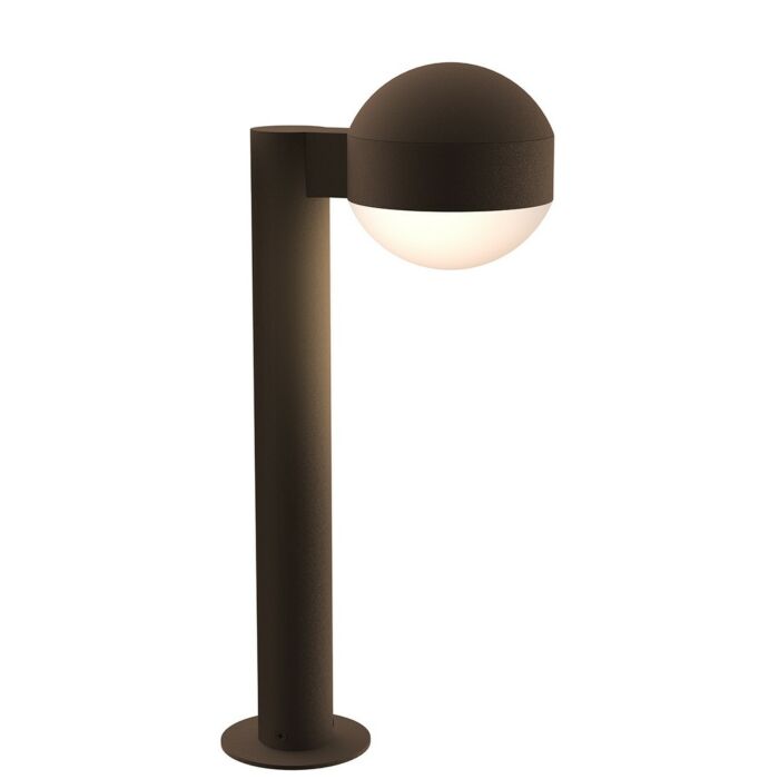 Sonneman REALS 17.75 Inch LED Bollard in Textured Bronze