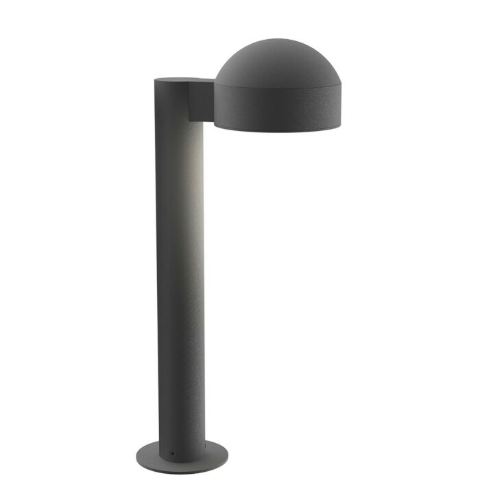 Sonneman REALS 17.75 Inch Optical Acrylic LED Bollard in Textured Gray