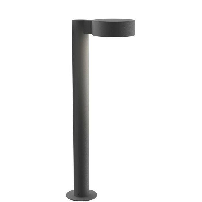 Sonneman REALS 22 Inch Optical Acrylic LED Bollard in Textured Gray