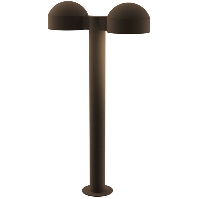 Sonneman REALS 23.75 Inch 2 Light Optical Acrylic LED Bollard in Bronze