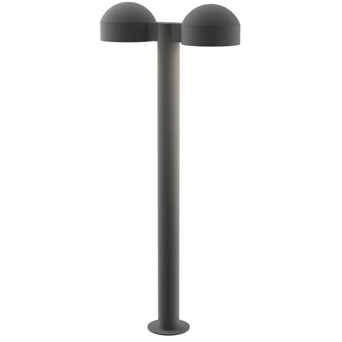 Sonneman REALS 29.75 Inch 2 Light Optical Acrylic LED Bollard in Gray