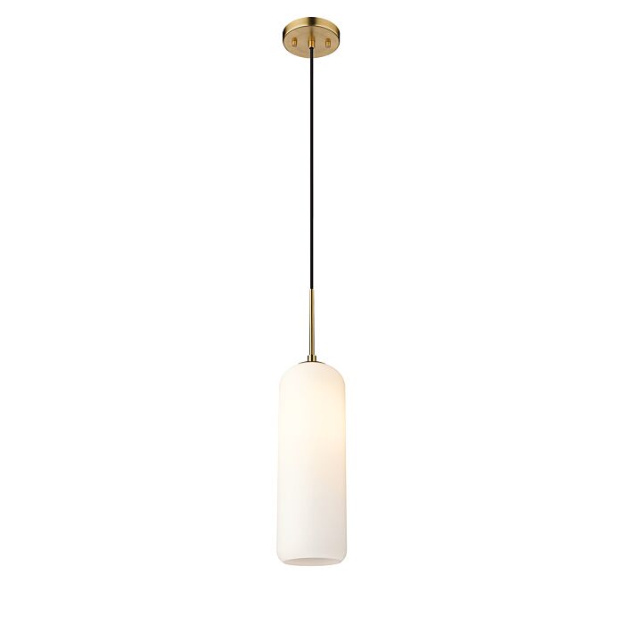 Z Lite Monty 1 Light Pendant Light In Heritage Brass