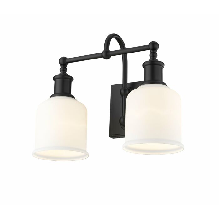 Z Lite Bryant 2 Light Bathroom Vanity Light In Matte Black