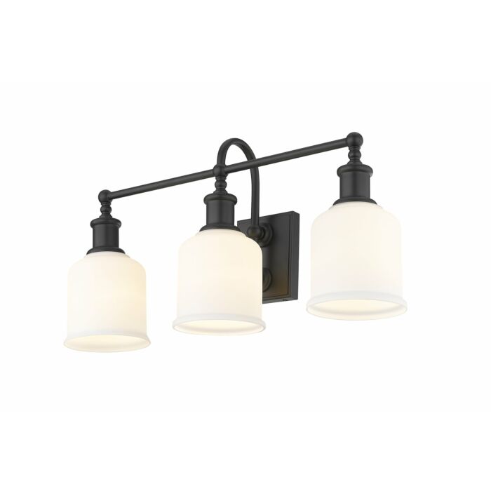 Z Lite Bryant 3 Light Bathroom Vanity Light In Matte Black