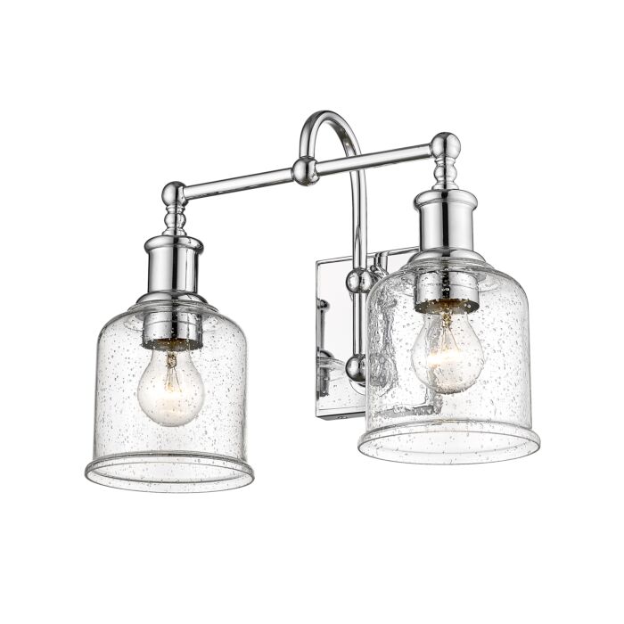 Z Lite Bryant 2 Light Bathroom Vanity Light In Chrome