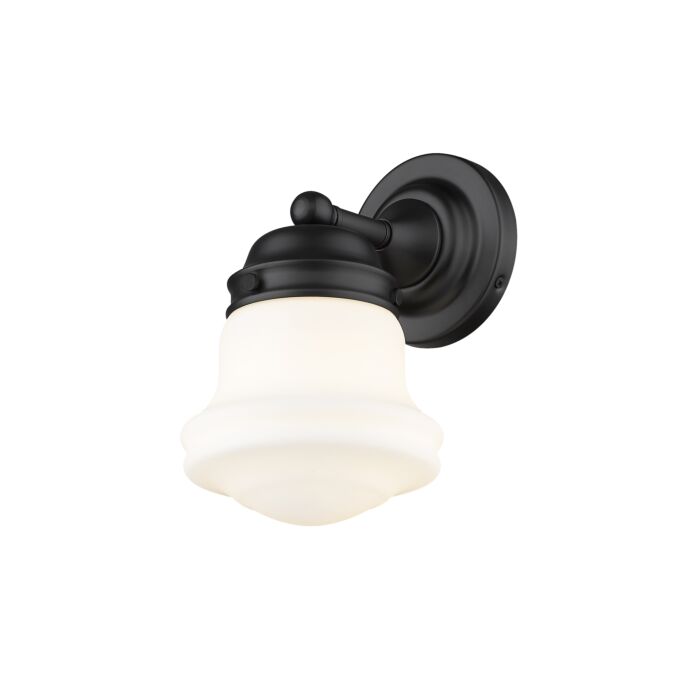 Z Lite Vaughn 1 Light Wall Sconce In Matte Black