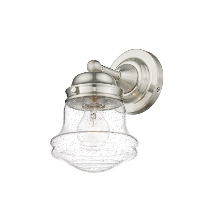 Z Lite Vaughn 1 Light Wall Sconce In Brushed Nickel