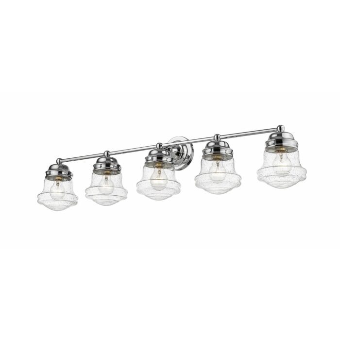 Z Lite Vaughn 5 Light Bathroom Vanity Light In Chrome