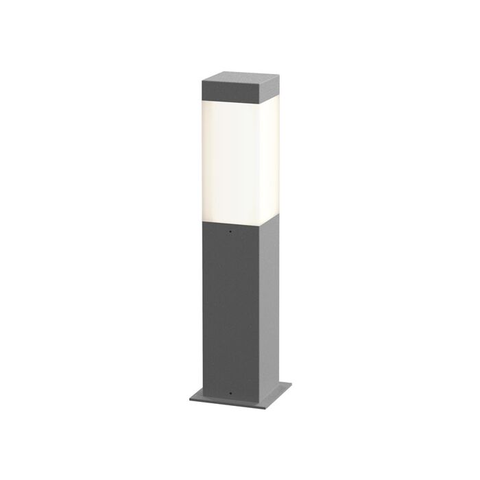 Sonneman Square Column™ 16 Inch Landscape Accent Light in Textured Gray